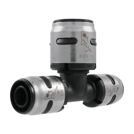 Sharkbite SharkBite EvoPEX 1/2 in. Push X 1/2 in. D Push Plastic Reducing Tee K408A